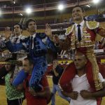 Cayetano, Ureña y López Simón abren la puerta grande en Cieza