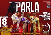 Feria Taurina de Parla en Honor a la Virgen de la Soledad 2019, carteles.