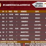 ORDEN DE LIDIA JANDILLA 13 OCTUBRE