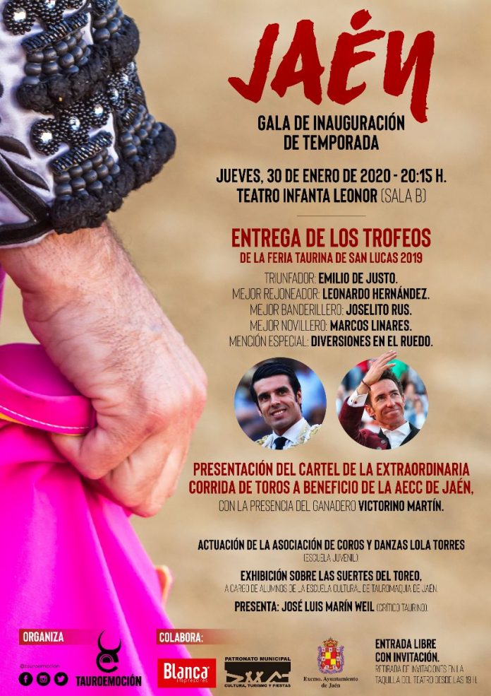 Gala de inauguración de temporada en Jaén y entrega de I Premios Feria de San Lucas 2019