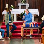 Padilla y Perera en la charla coloquio en Orozko.