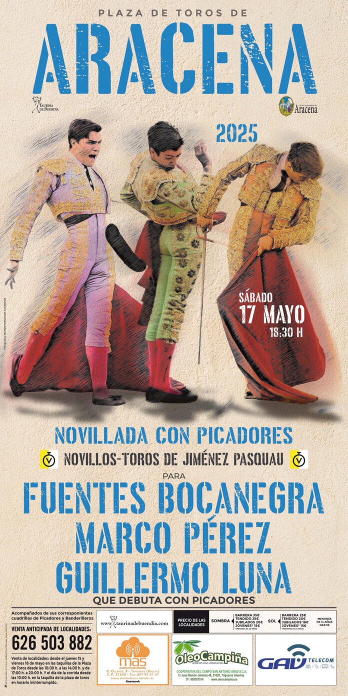 Nueva fecha para la novillada de Aracena