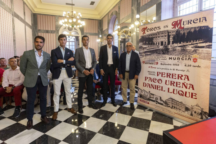 Perera, Ureña y Luque, una terna de lujo para el 1.200 aniversario de la ciudad de Murcia