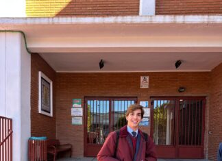 Julio Norte vuelve a las clases tras su grave percance en San Agustín de Guadalix