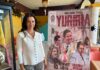 Miriam Cabas convive con los medios en Yuriria
