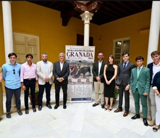 Diputación de Granada recibirá mañana a los novilleros granadinos triunfadores de la temporada 2025