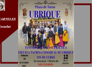 La Escuela Comarcal de Ubrique cerrará el 2025 con un ‘Tentadero Público en Clase Práctica Fin de Curso’